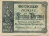 Rüdesheim - Rheingaukreis - 29.6.1917 - 50 Pfennig 