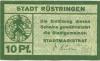 Rüstringen (heute: Wilhelmshaven) - Stadt - -- - 10 Pfennig