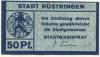 Rüstringen (heute: Wilhelmshaven) - Stadt - -- - 50 Pfennig