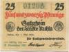 Ruhla - Städte - 1.5.1920 - 31.12.1921 - 25 Pfennig 