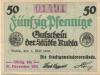 Ruhla - Städte - 1.5.1920 - 31.12.1921 - 50 Pfennig 