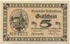 Ruhpolding - Gemeinde - 19.10.1920 - 5 Pfennig 