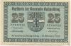 Ruhpolding - Gemeinde - 19.10.1920 - 25 Pfennig 