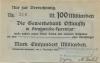 Ruppersdorf (heute: Herrnhut) - Gewerbebank Ostlausitz eGmbH, Strahwalde-Herrnhut, Kassenstelle Ruppersdorf - 5.11.1923 - 100 Milliarden Mark 