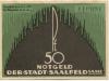 Saalfeld - Stadt - 15.4.1921 - 50 Pfennig 