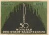 Saalfeld - Stadt - 15.4.1921 - 50 Pfennig 