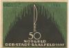 Saalfeld - Stadt - 15.4.1921 - 50 Pfennig 