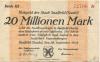 Saalfeld - Stadt - 26.9.1923 - 20 Millionen Mark 