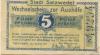 Salzwedel - Stadt - 15.5.1917 - 31.12.1918 - 5 Pfennig 