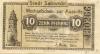 Salzwedel - Stadt - 15.5.1917 - 31.12.1920 - 10 Pfennig 