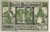 Salzwedel - Stadt - 20.3.1921 - 10 Pfennig 