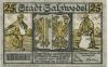 Salzwedel - Stadt - 20.3.1921 - 25 Pfennig 