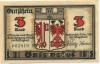 Salzwedel - Stadt - 15.12.1921 - 3 Mark 