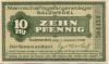 Salzwedel - Mannschafts-Gefangenenlager - 1.11.1916 - 10 Pfennig 