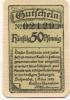 Salzwedel - Ramelow, Gustav, Manufakturwaren, Herren- und Damen-Konfektion, Damen-Putz - 1.3.1921 - 50 Pfennig