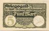 Sankt Georgen - Stadt - 1.11.1918 - 1.2.1919 - 5 Mark 