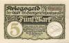 Sankt Georgen - Stadt - 1.11.1918 - 1.2.1919 - 5 Mark 