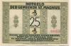 Sankt Magnus (heute: Bremen) - Gemeinde - 9.11.1921 - 31.1.1922 - 25 Pfennig 