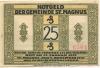 Sankt Magnus (heute: Bremen) - Gemeinde - 9.11.1921 - 31.1.1922 - 25 Pfennig 
