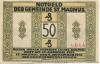 Sankt Magnus (heute: Bremen) - Gemeinde - 9.11.1921 - 31.1.1922 - 50 Pfennig 