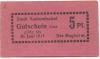 Santomischel (heute: PL-Zaniemysl) - Stadt - - 30.6.1917 - 5 Pfennig 