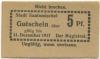 Santomischel (heute: PL-Zaniemysl) - Stadt - - 31.12.1917 - 5 Pfennig 