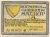 Satrup  (heute: Mittelangeln) - Gemeinde - 16.5.1921 - 1 Mark 