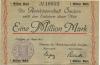 Saulgau - Amtskörperschaft - 27.8.1923 - 1 Million Mark 