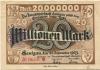 Saulgau - Amtskörperschaft - 20.9.1923 - 20 Millionen Mark