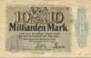 Saulgau - Amtskörperschaft - 20.10.1923 - 10 Milliarden Mark 