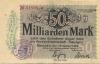Saulgau - Amtskörperschaft - 1.11.1923 - 50 Milliarden Mark 