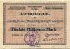 Saulgau - Stadt(pflege) - 1.10.1923 - 50 Millionen Mark 