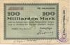 Saulgau - Stadt(pflege) - 5.11.1923 - 100 Milliarden Mark 