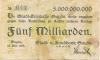Sayda - Stadt- und Landbank eGmbH - 23.10.1923 - 5 Milliarden Mark