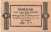 Schafstädt (heute: Lauchstädt (Bad)) - Stadt - 22.11.1920 - 10 Pfennig 