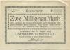 Schafstädt (heute: Lauchstädt (Bad)) - Schimpff, Friedrich, & Söhne, Eisenwerk AG - - 15.9.1923 - 2 Millionen Mark