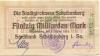 Scheibenberg - Stadtbank - 8.8.1923 - 50 Milliarden Mark 