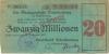 Scheibenberg - Stadtbank - 8.8.1923 - 20 Millionen Mark 
