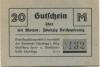 Scheidegg - Gemeinde - -- - 20 Pfennig 