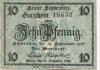 Schkeuditz - Stadt - 15.9.1918 - 31.12.1920 - 10 Pfennig 