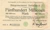 Schlebusch (heute: Leverkusen) - Bürgermeisterei - 27.9.1923 - 500 Millionen Mark 