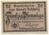 Schleiz - Stadt - 25.8.1919 - 50 Pfennig 