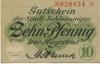 Schleusingen - Stadt - -- - 10 Pfennig 