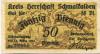 Schmalkalden - Kreis Herrschaft - 15.3.1917 - 50 Pfennig 