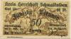 Schmalkalden - Kreis Herrschaft - 15.3.1917 - 50 Pfennig 