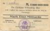 Schneeberg - Arbeitsamt - 23.10.1923 - 1 Milliarde Mark 