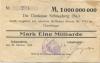 Schneeberg - Arbeitsamt - 23.10.1923 - 1 Milliarde Mark 