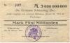 Schneeberg - Arbeitsamt - 23.10.1923 - 5 Milliarden Mark 