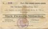 Schneeberg - Arbeitsamt - 23.10.1923 - 20 Milliarden Mark 