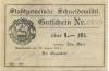 Schneidemühl (heute: PL-Pila) - Stadt - 12.8.1914 - 15.10.1914 - 1 Mark 